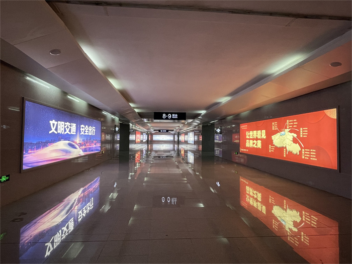 平頂山高鐵站廣告彰顯品牌氣勢(shì)，盡收眼底的品牌震撼
